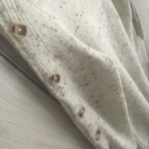 Madewell Wool Heather Sweater Dress button arms - Picture 2 of 7